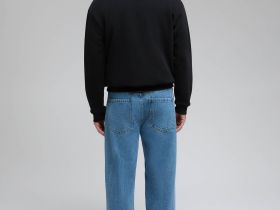 Джинсы wide leg fit мужские