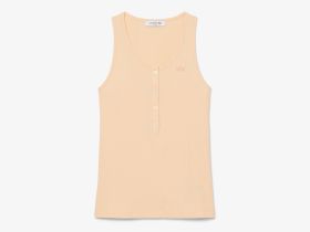 Женская хлопковая футболка Lacoste
