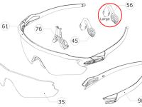 Носовые упоры для очков Oakley Radar (S)