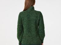 Женский шерстяной свитер Lacoste с высоким воротом