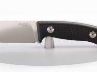 Нож с фиксированным клинком LionSteel M2 G10, сталь D2, рукоять G-10, черный