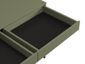 Стол Ханссон 120x60 Оливковый/Черный