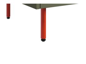 Распашной шкаф Изи 3-130x220 Оливковый/Оранжевый