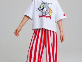 Фуфайка трикотажная для девочек (футболка)