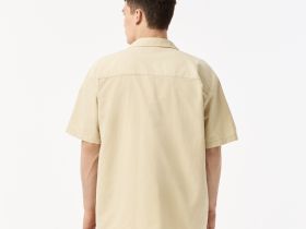 Мужская рубашка Lacoste из смеси хлопка и льна