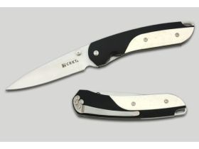 Полуавтоматический складной нож Delegate EDC, CRKT 1055, сталь 8Cr14MoV, рукоять алюминий/кость