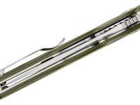 Складной нож QSP Pangolin, сталь D2, рукоять G10, зеленый