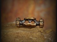 Замок-клевант "Инь-Ян" для браслета, бронза