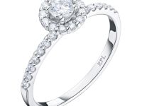 Кольцо из белого золота с бриллиантами э4001кц04190300