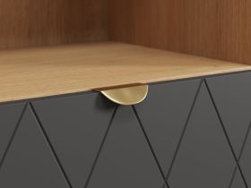 Стеллаж Теджонс 93x205 Ромб Графитовый