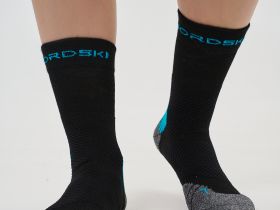 Носки Winter Run Black/Light Blue