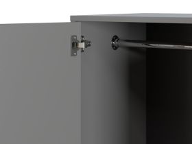 Распашной шкаф Торвалль 3-118x185 Графитовый