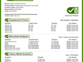 California Gold Nutrition, мультивитамины для ежедневного приема, 60 растительных капсул