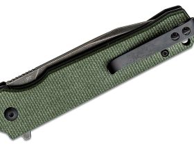 Складной нож QSP Mamba V2 Black, сталь D2, рукоять микарта