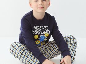 Пижама с длинным рукавом для мальчика