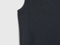 Базовая майка в рубчик, Серый