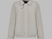 Утепленная куртка с отложным воротником