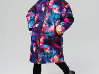 Пальто текстильное с полиуретановым покрытием для девочек