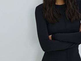 Облегающее платье, Черный