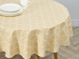 Скатерть круглая Golden confetti