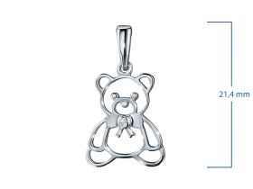 Подвеска из серебра э0612пд07174900