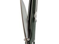 Складной нож SRM Terrier 258L-MG2, сталь 140Cr, рукоять зелёная микарта