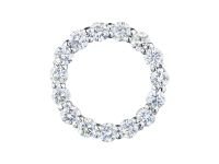 Подвеска из белого золота с бриллиантами э4701пд07210117