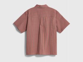 Рубашка из ткани с жатым эффектом для мальчиков, Красный