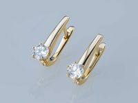 Серьги из желтого золота э0312сг03220202