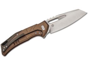 Складной нож Fox Chronos, сталь MagnaCut, рукоять алюминий, бронзовый