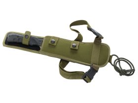 Мачете Fox Golok Hitam, сталь N-690, рукоять Forprene, чёрный