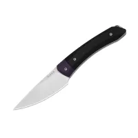 Туристический нож Kizer Momo Fix 3, сталь AEB-L, рукоять Purple/Black G10