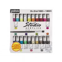 Набор акрила Pebeo "Studio Acrylics" 20 цв*20 мл