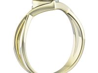 Классическое кольцо из желтого золота с бриллиантом э0301кц04200817