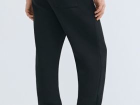 Базовые джоггеры с начёсом, Черный