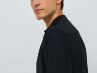 Рубашка из тонкого трикотажа, Черный