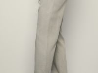Брюки изо льна с эластичным поясом