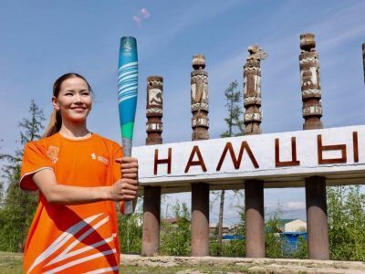 Огонь VIII международных игр «Дети Азии» прибыл в Намский район