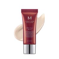Миниатюра стойкого BB-крема Missha М Perfect Cover BB Cream EX SPF42 PA+++ 21 Light Beige