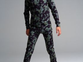 Термокомплект трикот. для мальчиков: фуфайка (футболка) с длин. рук, брюки для эпизод. использования