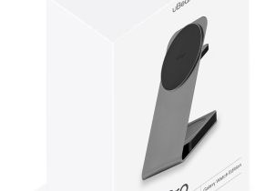 Беспроводное зарядное устройство uBear Level Pro 3в1 Galaxy Watch Edition, 15 Вт серый