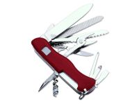 Многофункциональный складной нож Victorinox WorkChamp, сталь X55CrMo14, рукоять нейлон, красный