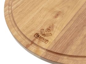Доска деревянная разделочная круглая FISSMAN 35x35x1,5см