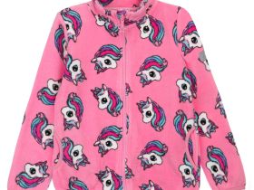 Толстовка из флиса на молнии для девочки