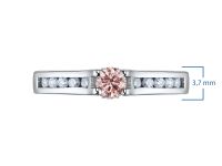 Кольцо из белого золота э4012кц09183300_pink