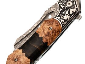 Складной нож Steelclaw Барк, сталь VG10/Damascus
