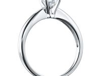 Классическое кольцо из белого золота э4712кц09210855_white