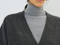 Кардиган из мягкой пряжи с шерстью, Серый