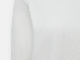 Джемпер с коротким рукавом и округлой горловиной