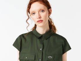 Женская блузка Lacoste свободного кроя
